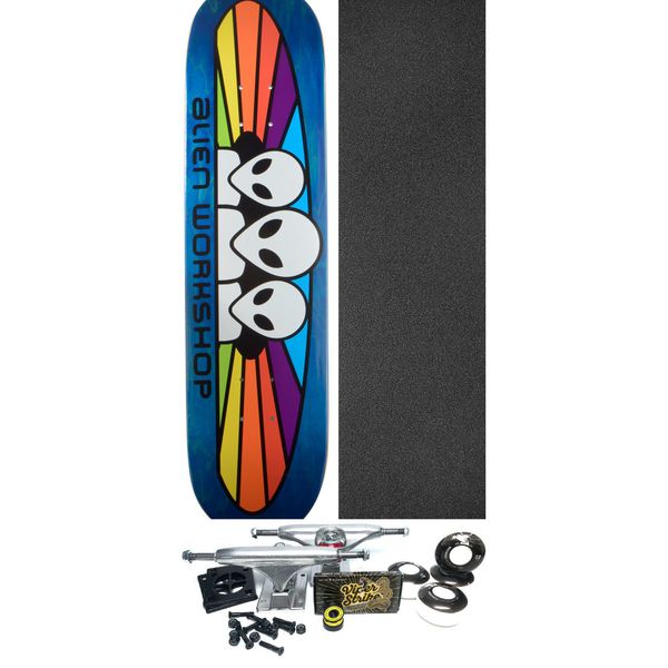 Alien Workshop Skateboards Spectrum Small Assorted Colors Skateboard Deck - 7.87" x 31.25" - Complete Skateboard Bundle